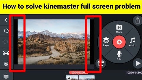 How solve kinemaster full screen problem | kinemaster full screen video editing |kinemaster Problems