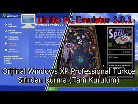 Limbo PC Emulator 6.0.1 Orijinal Windows XP Pro Türkçe (Tam Kurulum)