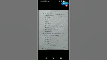 Statistical and Thermal Physics question paper -2022 #hpu UG(IInd year)