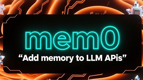 mem0: Geheugen toevoegen aan LLM API