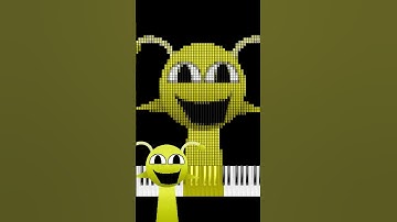 🎹 Sprunki Simon – 4 Stages Evolution | Piano Tutorial & MIDI Art Animation 🎶 #piano #animation