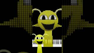 🎹 Sprunki Simon – 4 Stages Evolution | Piano Tutorial & MIDI Art Animation 🎶 #piano #animation