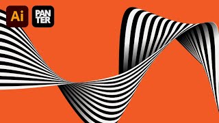 How to Warp Line Pattern With Envelope Distort in Illustrator