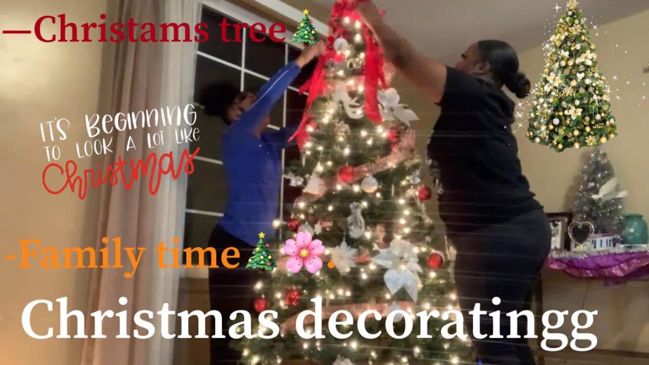 Vlogmas day 4: Decorating the house 🏡 with my family for Christmas 🎄🎄 ...