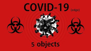 Level with 5 objects! WITHOUT SCALE HACK. Geometry Dash [Read Description] "COVID-19 (edge)"
