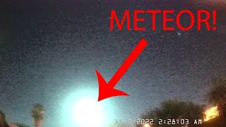 Massive Meteor Caught on Camera! Taurid Bolide Lights up Sky in Arizona