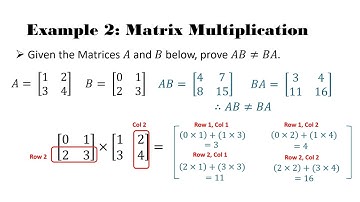 Leaving Certificate Applied Maths | Matrix Multiplication