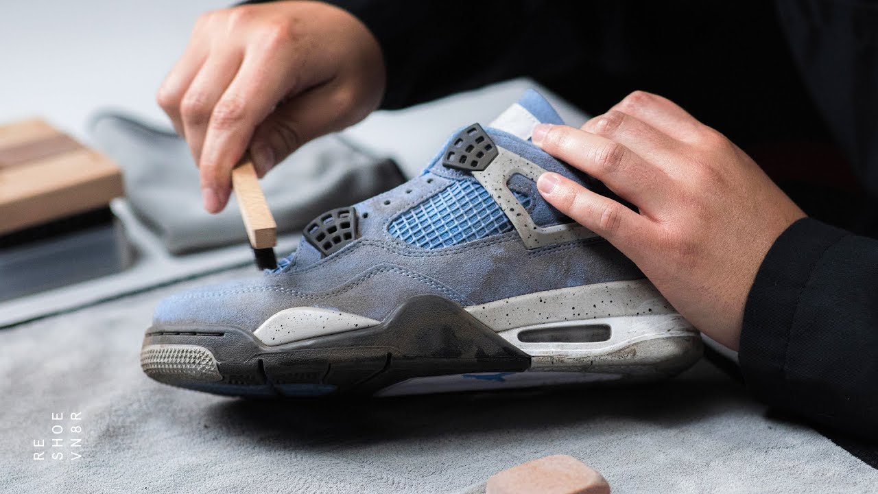 how to clean dirt off suede jordans