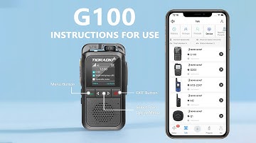 G100 Global Free-APP 4G PoC Radio Operation Tutorial #tidradio #4g #publictalk #talktome #rapid