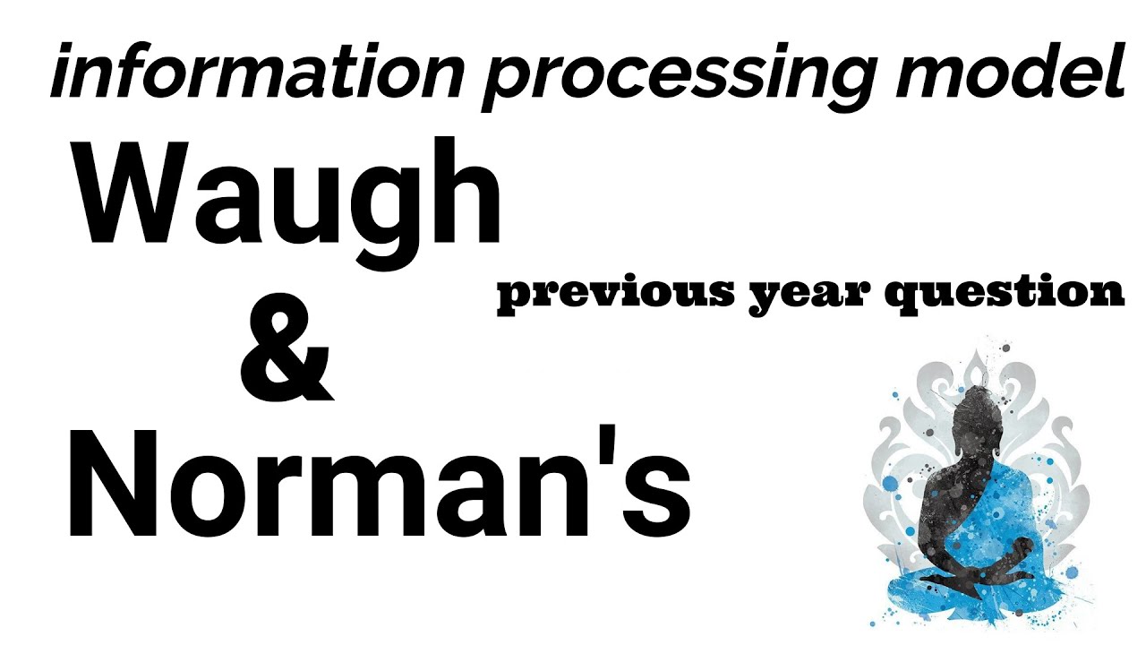 Waugh & Norman's model // Models of information processing - YouTube