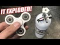 Fidget Spinner vs. 850psi (didn't end well)