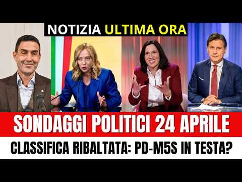 Video Ultim'ora Sondaggi Politici ITALIA nei GUAI, chi sta vincendo oggi? Meloni perde il primo posto?