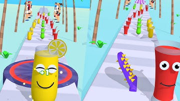 Juice Run NEW UPDATE!! Gameplay All Levels Android,ios New Games (Levels 31-33)