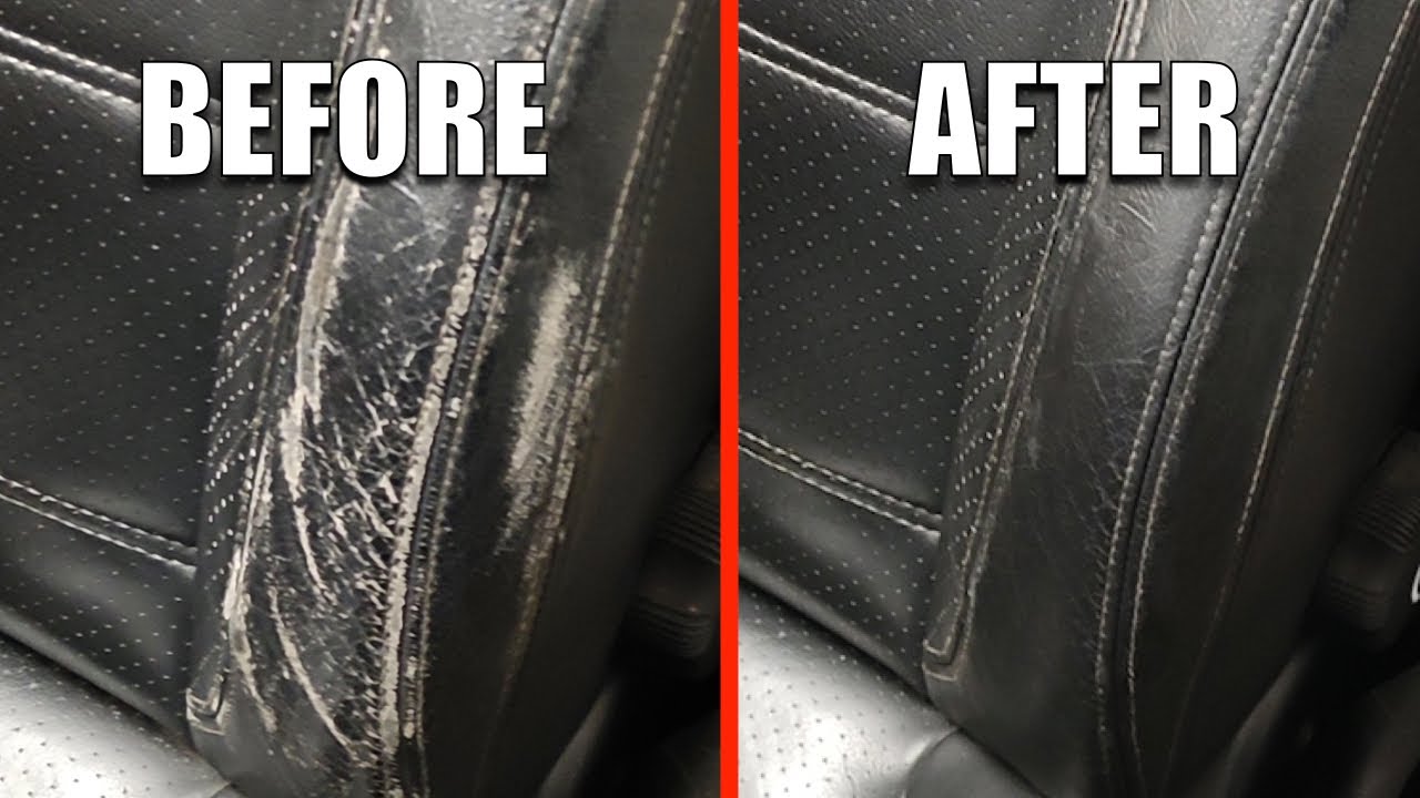 EASY Repair split leather car seat, Invisible patch repair leather car seat