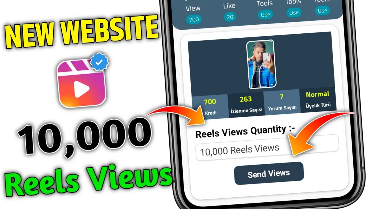 🎇 2025 Instagram Views Website🔥 | How To Increase Instagram Reels Views ...