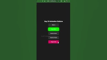 Animated Buttons #justriseacademy #coding #programming #shorts
