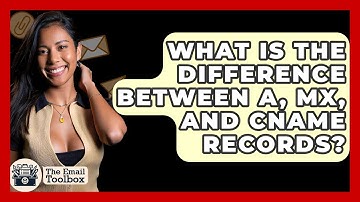 What Is The Difference Between A, MX, And CNAME Records? - TheEmailToolbox.com
