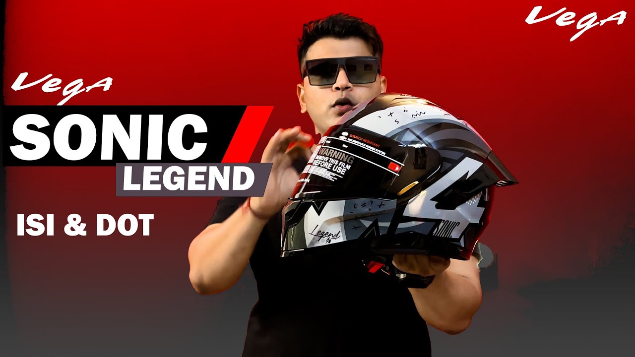 New Vega Sonic Legend😍Superb Look with ISI & DOT certification | Best Helmet Under Budget ? PS Gears
