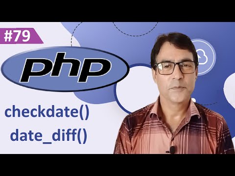 PHP checkdate() & date_diff() Function | PHP tutorial for beginners lesson - 79
