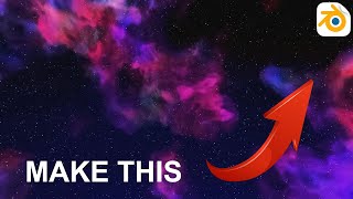 Create a STUNNING Nebula Space Background in Blender Quickly