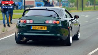 800Hp Toyota Supra With Precision 6466 Turbo - Crazy Launches & Flyby