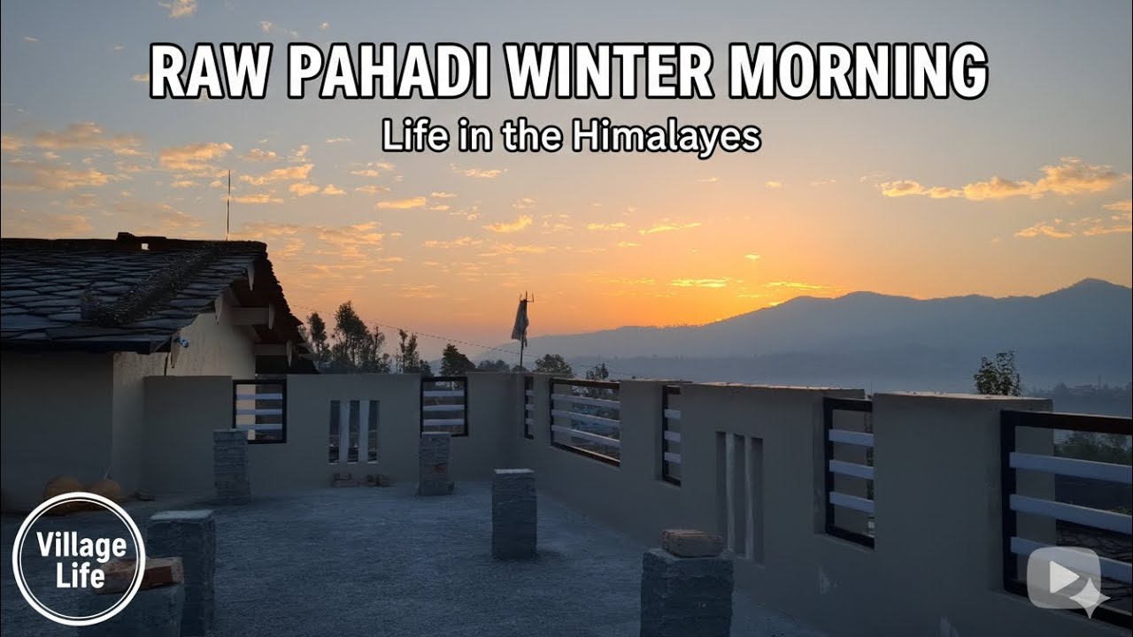 पहाड़ी Raw lifestyle in Winters | पहाड़ों कि जिंदगी ♥️ पहाड़ी Style में 