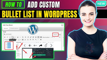 How to Add custom bullet list In WordPress 2025 Using the Built-in WordPress List Block