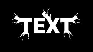Splatter Text : Photoshop CC Tutorial