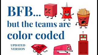 BFB but the Teams are Color Coded (Updated Version)