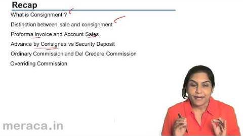 Recap of Consignment | Consignment Accounting | CA CPT | CS & CMA | Class 11 | Class 12