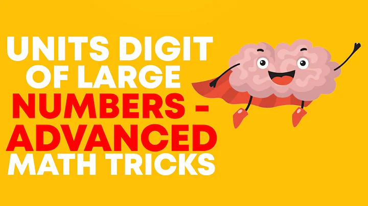 Unit Digit Math | How To Find Unit Digit Of A Number Raised To Power | Advanced Math Tricks