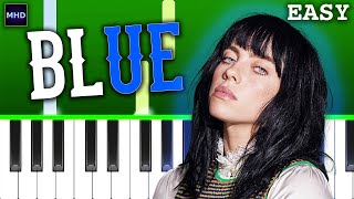 Billie Eilish - BLUE - Piano Tutorial