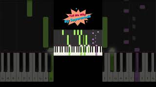 Learn Piano Keys | Supermode - Tell Me Why #piano #tutorial #music #melody #chords #pop
