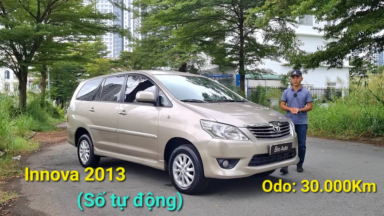 Xe Innova 2013 Xe Innova 2013 Số Tự Động cũ đi 30 ngàn km màu nâu vàng (25-09) - YouTube