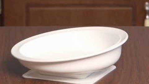 No Spill Scoop Plate