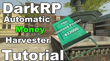 Garrys Mod DarkRP Automatic Money Harvester Tutorial