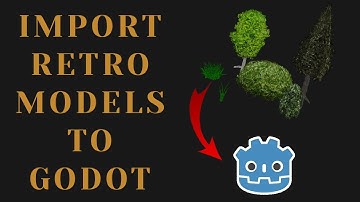 How to Import Retro Models and Make Them Look Good | Godot Tutorial