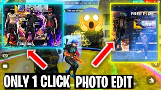 Only 1 click⚡ free fire best photo editing 😱 | How to edit free fire photo best editing only 1 click screenshot 5