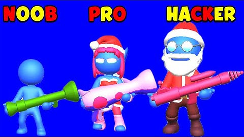 NOOB vs PRO vs HACKER in Bazooka Boy