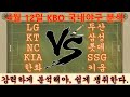 스포츠분석 프로토분석 토토분석 4월12일 KBO국내야구 한국야구 야구분석 완벽분석