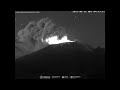 #POPOCATÉPETL | TIMELAPSE Vista TLAMACAS del #VOLCÁN de 4:10 a 5:15 am 25mayo23