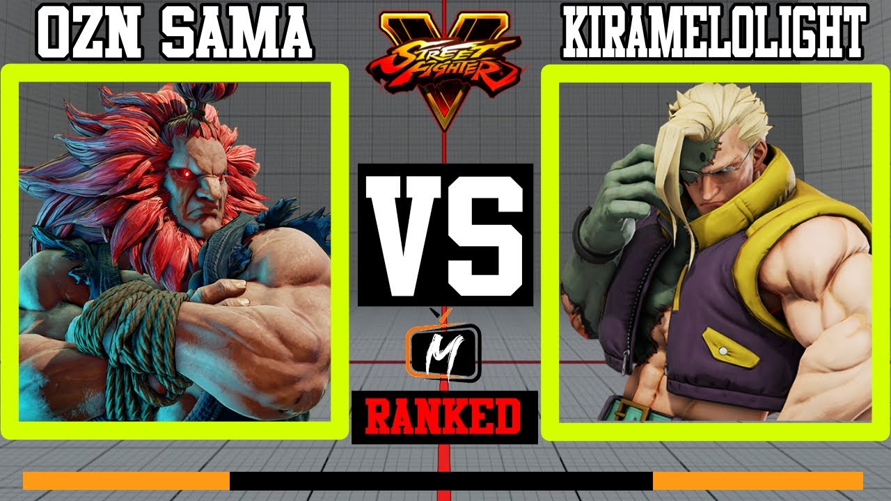 SFV CE 🥋 OzNsama (akuma) VS (nash) kiramelolight ✨