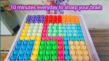 Brain Exercise full color ball sorting is very smart and smooth