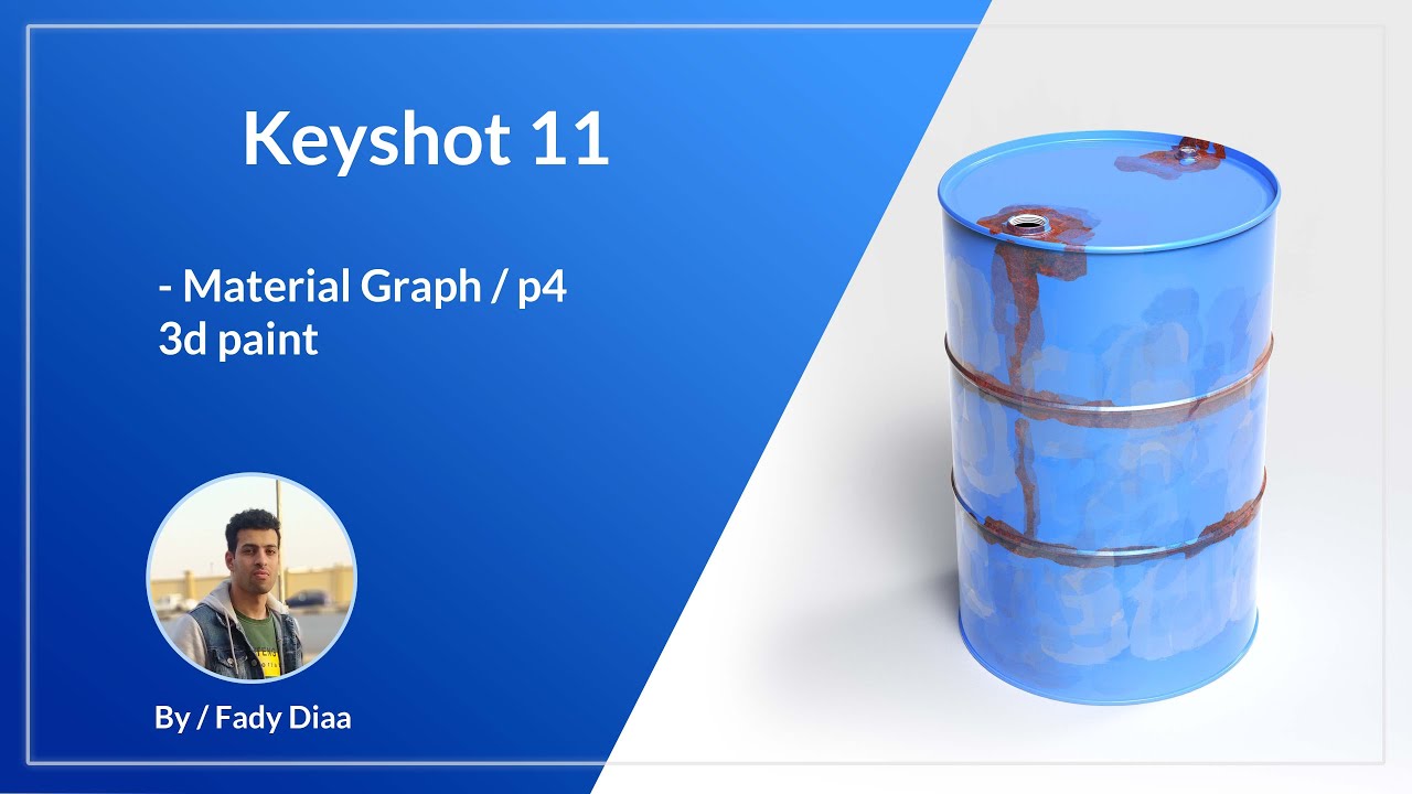 برنامج KeyShot "إبداع ثلاثي الأبعاد في عرض المنتجات" Material Graph ...