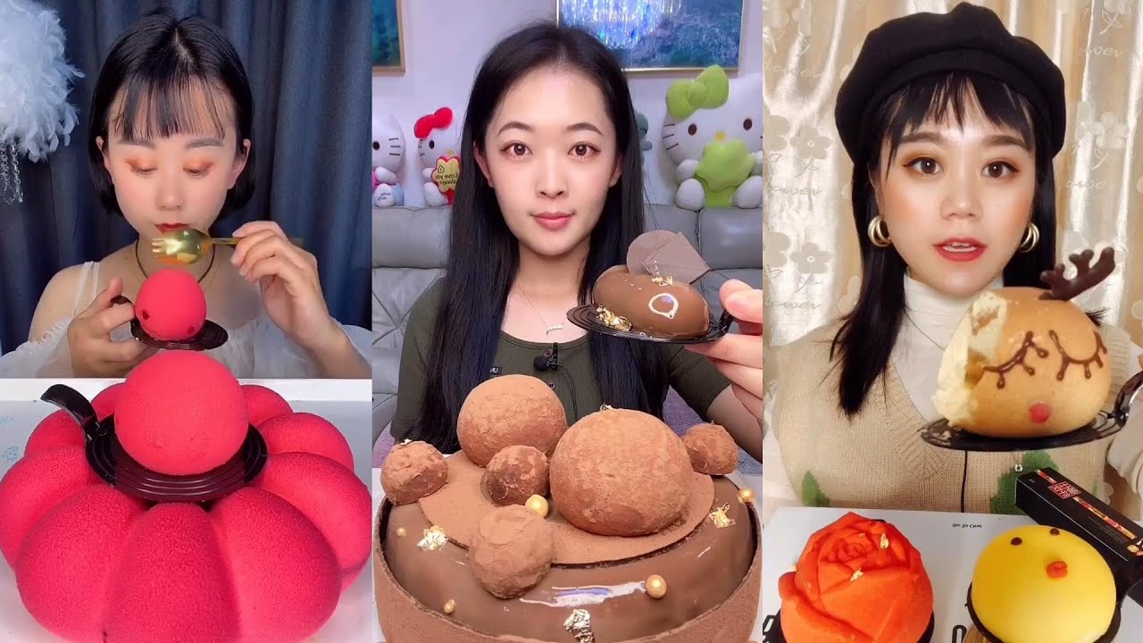 🍰🎂 DESSERTS MUKBANG COMPILATION || CHINESE EATING SHOW || EATING SOUNDS