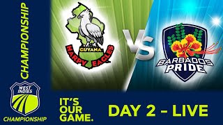 🔴 LIVE Guyana v Barbados - Day 2 | West Indies Championship 2024 | Thursday 14th March