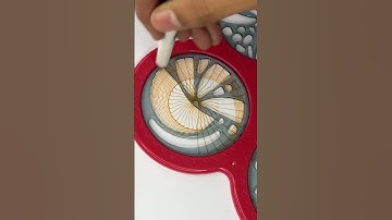 A Spiral of Colors That Never Ends #art #asmr #satisfying #spirograph #shorts #2025 #usa #subscribe