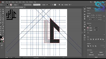 Modern Kufic Arabic Calligraphy | Logo Design - Adobe Illustrator Tutorial