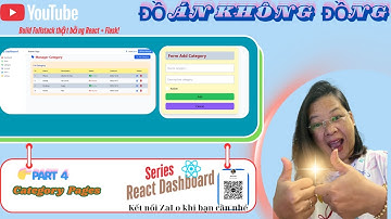 Part 4🔥 React Dashboard  – CRUD Category Full Chức Năng | Build Chuẩn Thực Chiến Với React