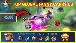 RANDY25 FANNY IN LATE GAME?! EPIC COMEBACK 39 KILLS IN HIGH RANK!! | Mobile Legends